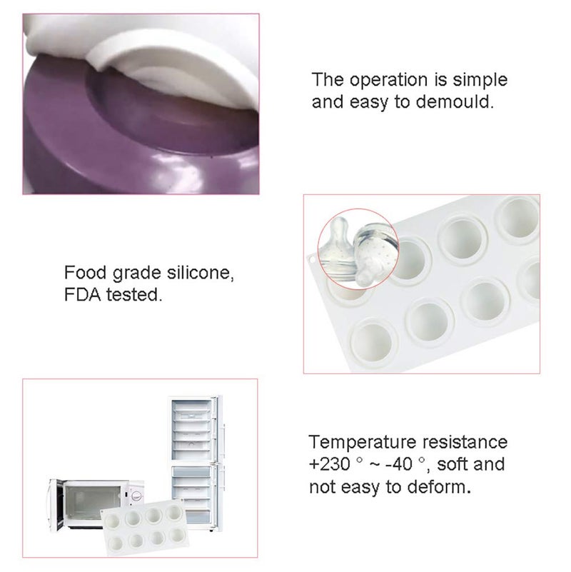 OCPO Kitchen Swirl Silicone Mold for Baking Mousse Cake, Pastry, Chocolate, Dessert, Pudding, Jelly, Cake Decorating Mold, 3D Swirl Shape (6-Cavity) - Image 5